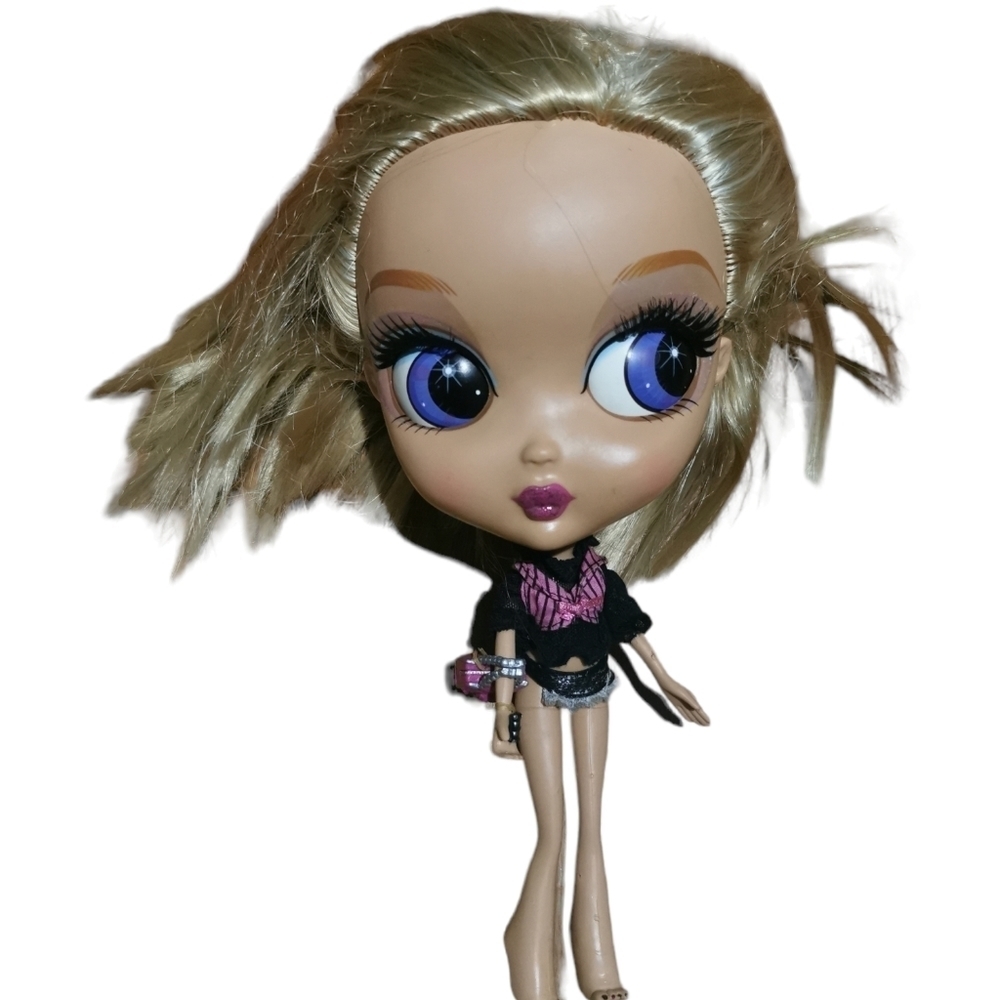 𝅺2006 Mattel Beauty Cuties Doll Rockabelle 10" Color Changing Eyes